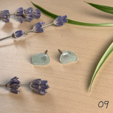 Load image into Gallery viewer, green aventurine studs
