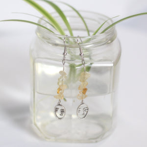 "hey good lookin" drop earrings