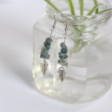 Load image into Gallery viewer, &quot;don&#39;t leaf me&quot; drop earrings
