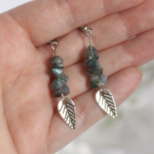 Load image into Gallery viewer, &quot;don&#39;t leaf me&quot; drop earrings
