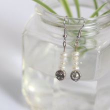 Load image into Gallery viewer, sun and moon drop earrings
