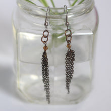 Load image into Gallery viewer, drop chain vintage earrings
