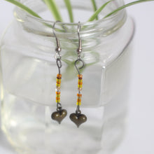 Load image into Gallery viewer, love line drop earrings
