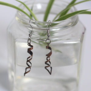 "uptown curl" drop earrings