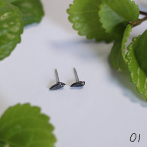 hematite studs