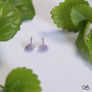 amethyst studs