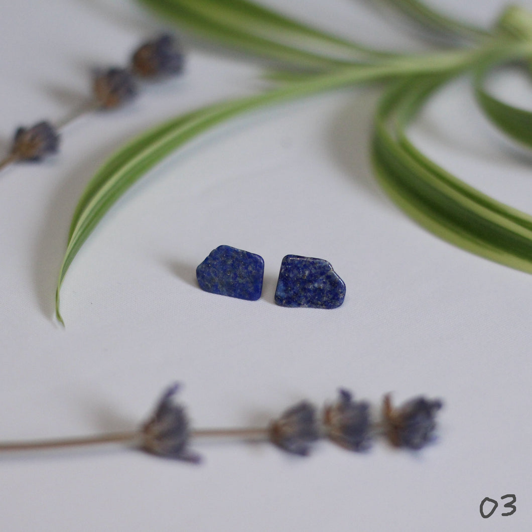 lapis lazuli studs