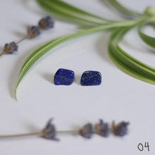 Load image into Gallery viewer, lapis lazuli studs
