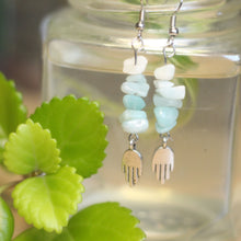 Load image into Gallery viewer, &quot;lend a hand&quot; drop earrings
