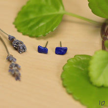 Load image into Gallery viewer, lapis lazuli studs
