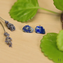 Load image into Gallery viewer, lapis lazuli studs
