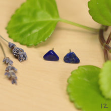 Load image into Gallery viewer, lapis lazuli studs
