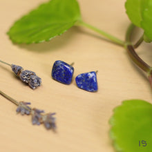 Load image into Gallery viewer, lapis lazuli studs
