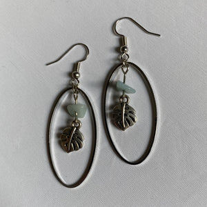 "it's monstera, baby" drop earrings