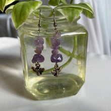 Load image into Gallery viewer, &quot;I bee-lieve you&quot; drop earrings
