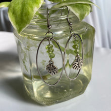 Load image into Gallery viewer, &quot;it&#39;s monstera, baby&quot; drop earrings
