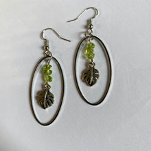 Load image into Gallery viewer, &quot;it&#39;s monstera, baby&quot; drop earrings
