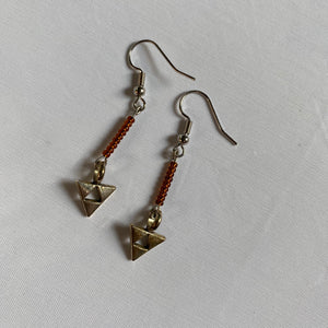 "hey, listen!" drop earrings