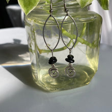 Load image into Gallery viewer, &quot;she&#39;s spiraling&quot; drop earrings
