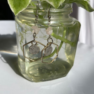 "hex you later" drop earrings