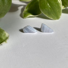 Load image into Gallery viewer, blue lace agate studs
