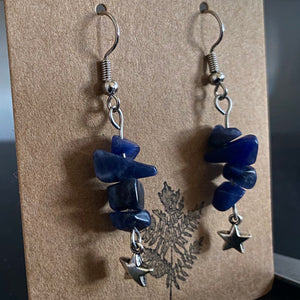 "oh my stars" drop earrings