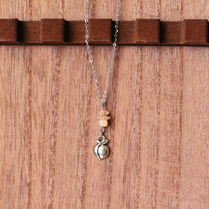 "peachy keen" necklace