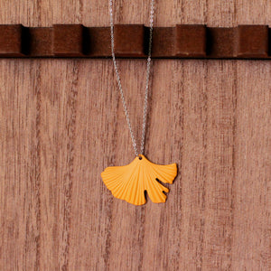 "wake me up before you ginkgo" necklace