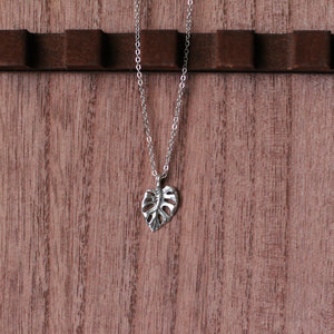 "monstera monday" necklace