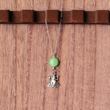 Load image into Gallery viewer, &quot;kitty the frog&quot; necklace
