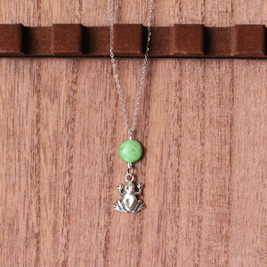 "kitty the frog" necklace