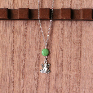 "kitty the frog" necklace