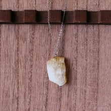 Load image into Gallery viewer, citrine spear pendant necklace
