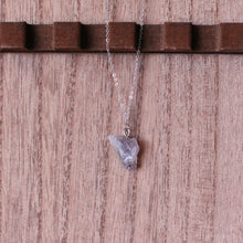 Load image into Gallery viewer, amethyst spear pendant necklace
