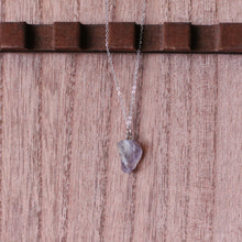 Load image into Gallery viewer, amethyst spear pendant necklace
