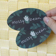 Load image into Gallery viewer, mossy bean stickers!
